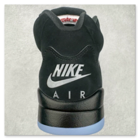 jordan 5 black metallic